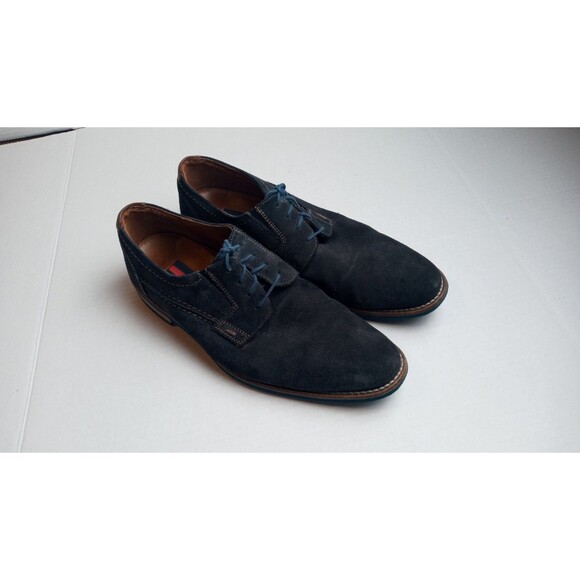 HEL by LLOYD Blue Suede Shoes Mens sz 9 Made in Germany Casual Work - Picture 9 of 14